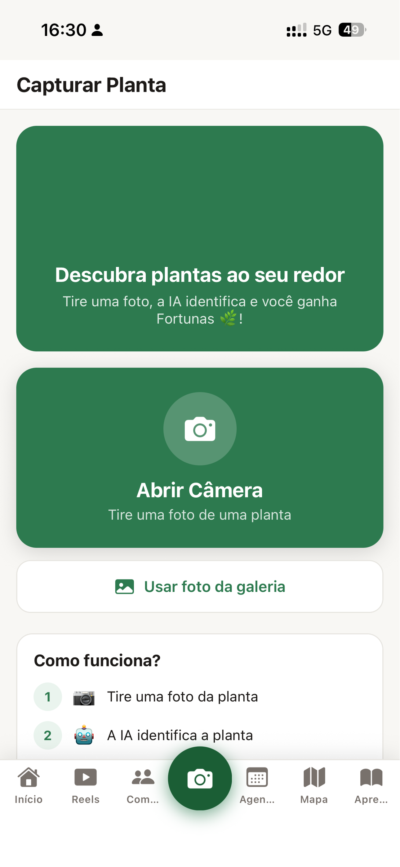Identifique plantas por foto